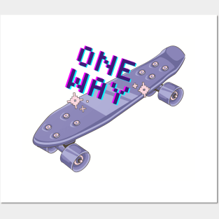 One way Posters and Art